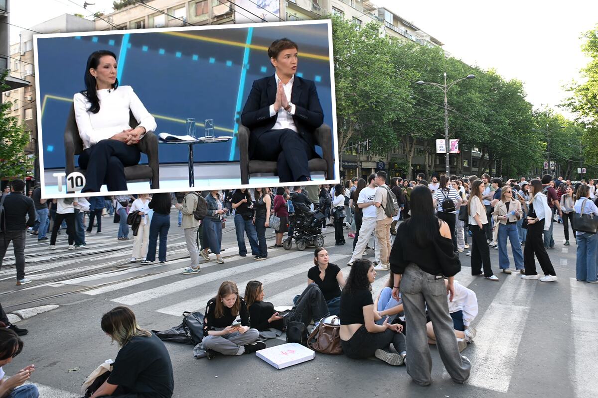 Blockaders Attack Marinika for Guesting on RTS with Ana Brnabić