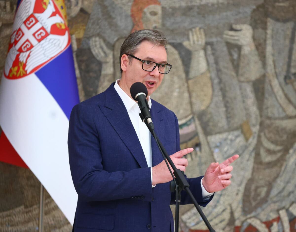 "THE PEOPLE WILL KNOW THEY ARE PROTECTED WHEN THEY SEE THE BADGE" Vučić on the new law: There are 2-3 to 5 percent "dirty policemen", it is clear to you how this network is built
