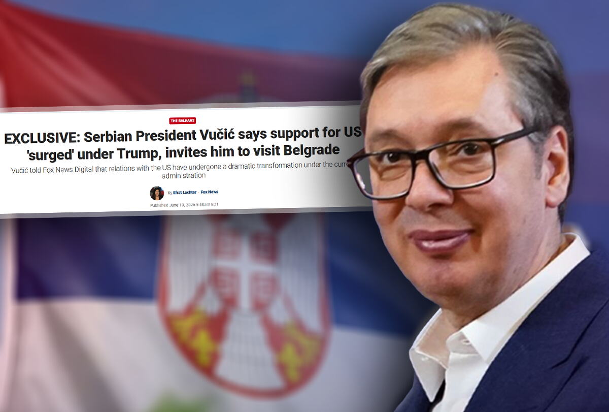 ИНТЕРВЬЮ АЛЕКСАНДРА ВУЧИЧА ДЛЯ FOX NEWS: "Отношения Сербии и США претерпели трансформацию, Трампа в Белграде встретят сотни тысяч людей!"
