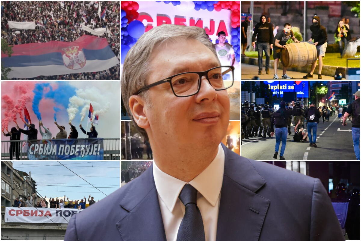 НЕ ПРИГЛАШАЮ ВАС НА МИТИНГ НЕНАВИСТИ, А ЧТОБЫ ЛЮБОВЬЮ ПОБЕДИТЬ ВСЕХ, КТО НАС НЕНАВИДИТ! Вучич призвал граждан в Белград, огромное количество людей откликнулось, чтобы ЗАЩИТИТЬ ГОСУДАРСТВО