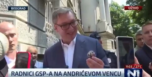 KAKAV ŠOK NA BLOKADERSKOJ N1- APLAUZ VUČIĆU UŽIVO U PROGRAMU! Demonstranti GSP pozdravili predsednika koji je obećao rešenje problema (VIDEO)