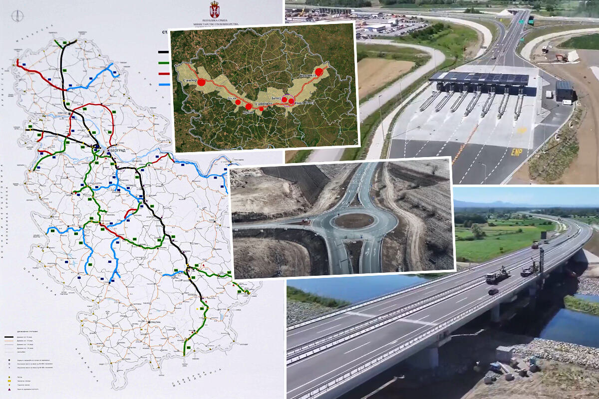 Do kraja godine Srbija dobija još 115 kilometara puteva: Povezuju se izolovani delovi zemlje, novi pravci otvaraju put fabrikama i velikim ulaganjima Do kraja godine Srbija dobija još 115 kilometara puteva: Povezuju se izolovani delovi zemlje, novi pravci otvaraju put fabrikama i velikim ulaganjima
