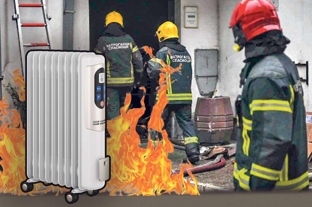 Vatrogasci upozorili na najčešće uzroke požara u domaćinstvima tokom grejne sezone