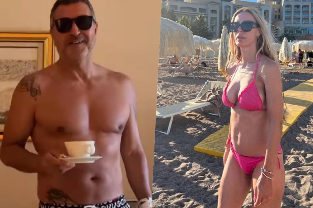(VIDEO) UPALA MU U HOTEL I NAPRAVILA HAOS: Sve oči uprte u Vesnu i Đoleta: U holu luksuznog kompleksa, pevačica prišla mužu, a onda...