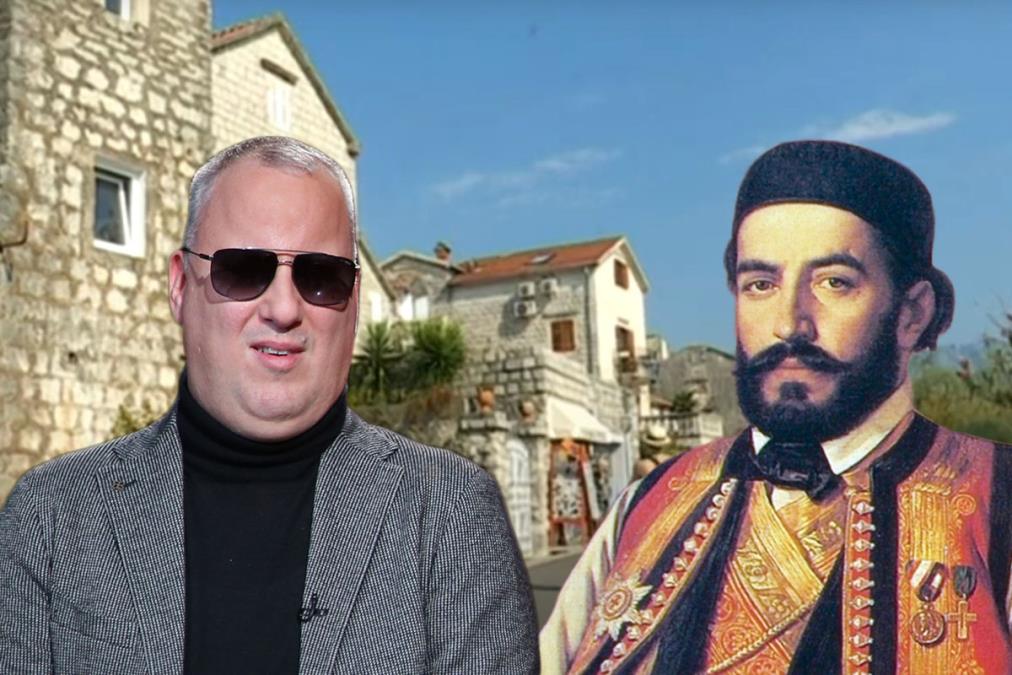 KAMENA VILA IZ 18. VEKA U PERASTU RAJ SAŠE MATIĆA: 2 sprata, 4 sobe, PROSTRAN SALON, u njemu je Njegoš napisao ovu ljubavnu pesmu