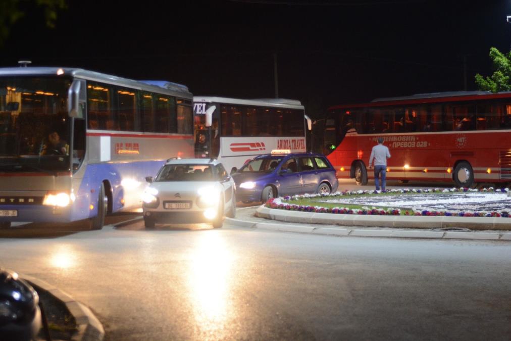 AMSS: Autobusi na graničnom prelazu Preševo na izlazu čekaju tri sata