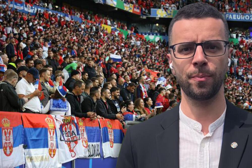 SRBOMRZAC PONOVO PROVOCIRAO: Albanski novinar koji je izbačen sa EURA šetao po Prištini sa zastavom Velike Albanije