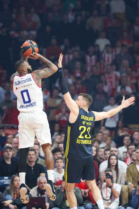 CRVENA ZVEZDA - FENERBAHČE: Karter u sastavu, Miljenović i Jago precrtani