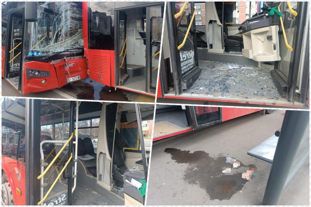 PROŠAO NA CRVENO SVETLO I ZAKUCAO SE U AUTOBUS NA NOVOM BEOGRADU: Uhapšen vozač "poršea", imao preko 2 promila u krvi, u udesu povređeno dvoje!