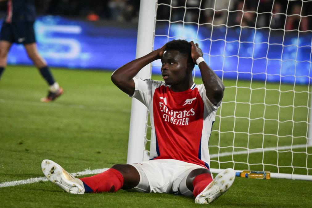 Arsenal bez Sake najmanje šest nedelja zbog povrede