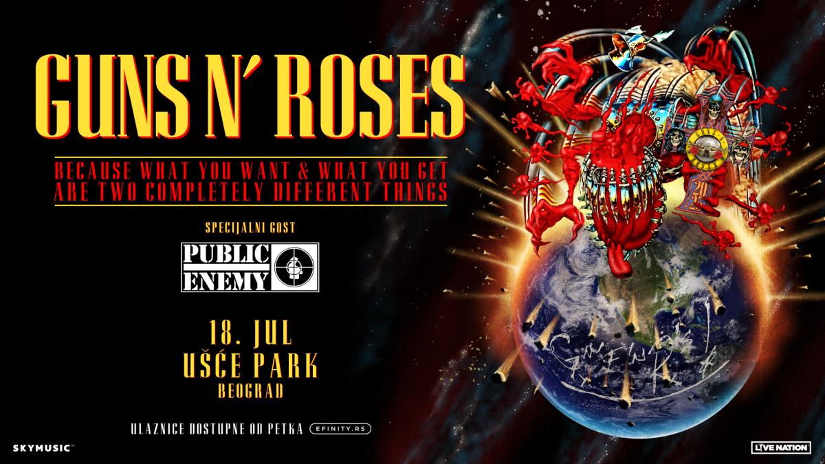 Guns N’ Roses večeras na Ušću: Spektakl koji se ne propušta