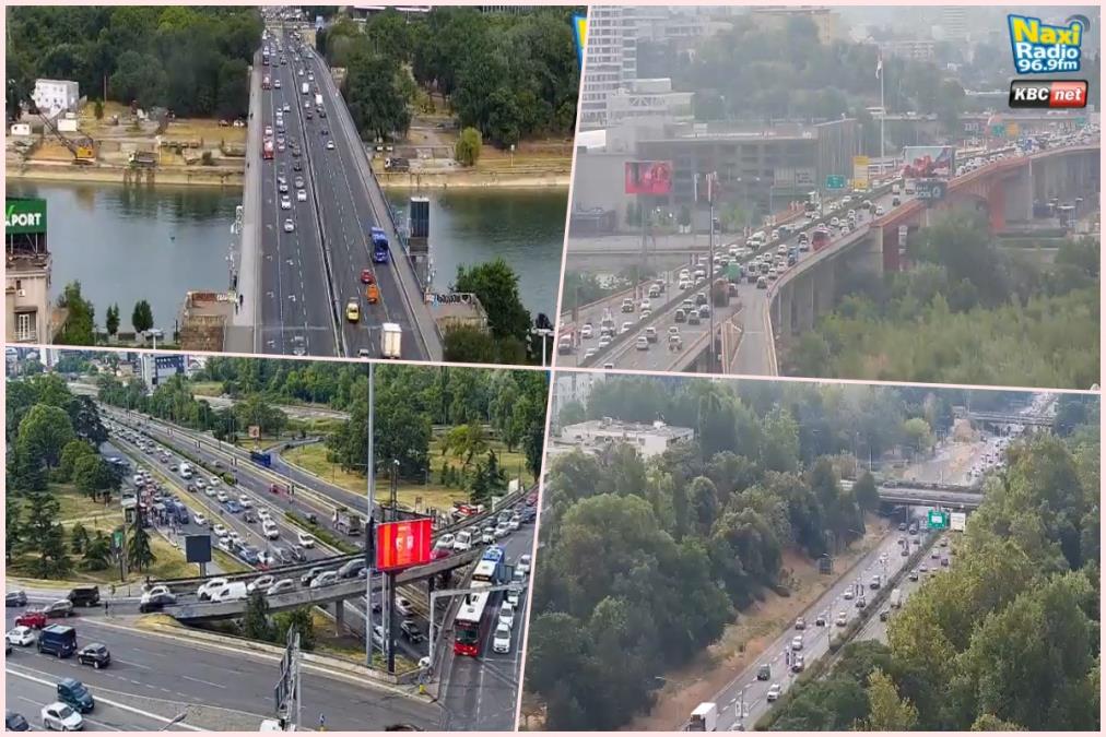 BRANKOV POLUPRAZAN, NA GAZELI SVE TEČE: Sve ulice u Beogradu prohodne, saobraćaj usporeniji samo na Autokomandi! GSP ide normalno (FOTO)
