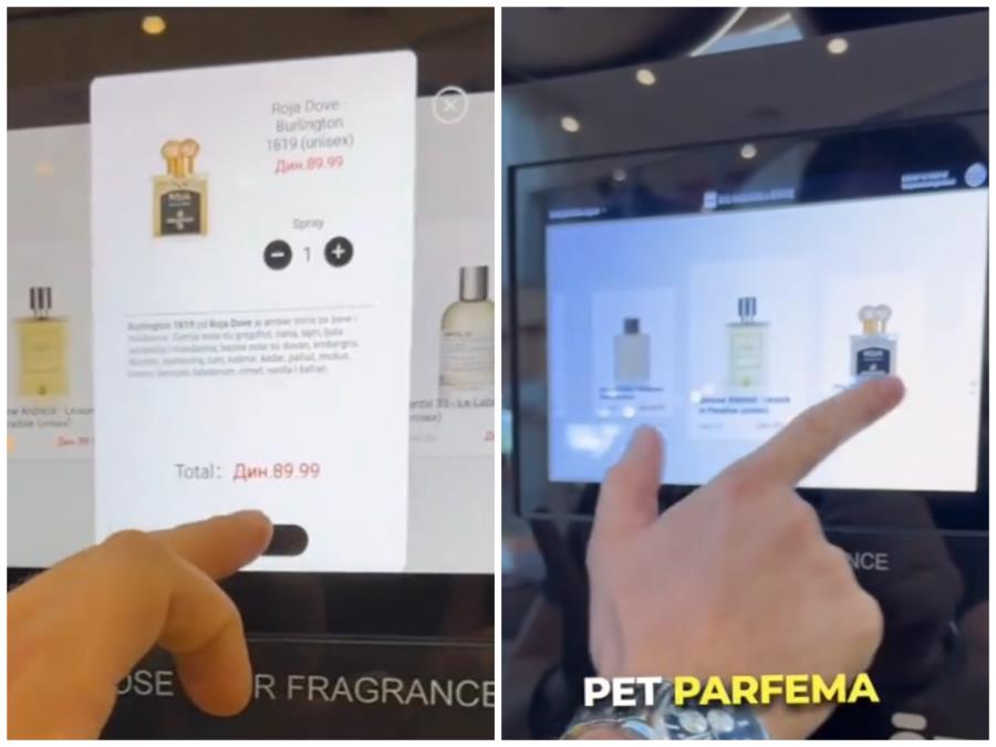 Automat za revolucionarno nanošenje parfema stigao i u Srbiju: U ponudi je pet mirisa, a evo koliko košta jedan štrc