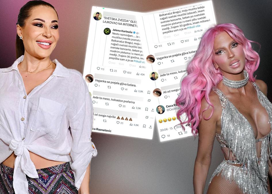 CECA SE PRVI PUT OGLASILA O KARLEUŠI! Plače od smeha na uvrede o pop divi (Foto)