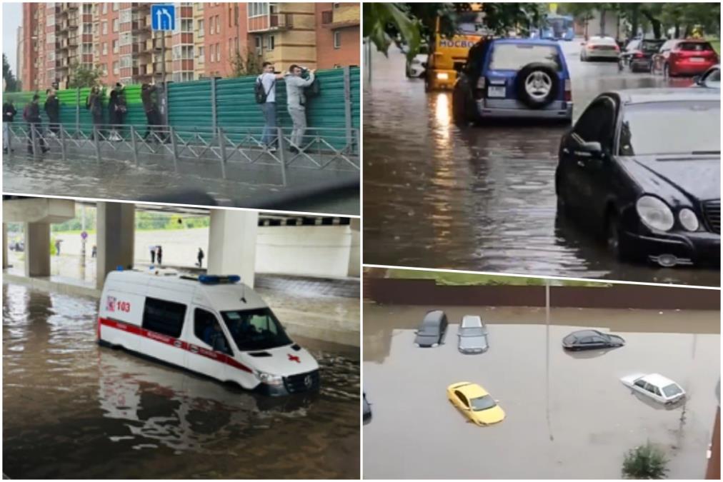 MOSKVA POTOPLJENA! Automobili plutaju po vodi! Upućeno HITNO upozorenje stanovništvu! (FOTO/VIDEO)