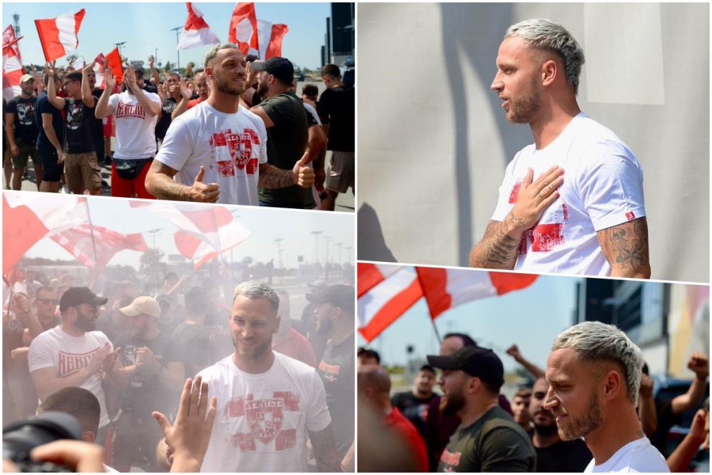 FOTOGRAFIJE SA DOČEKA MARKA ARNAUTOVIĆA O KOJIM BRUJI SRBIJA: Pogledajte atmosferu za pamćenje i neverovatan izliv emocija od čuvenog asa