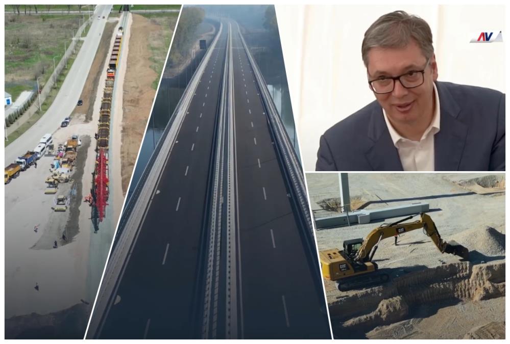 "NAŠ PUT U BUDUĆNOST SU NOVI PUTEVI, PRUGE, FABRIKE, RAZVOJ NAŠE ZEMLJE" Vučić poručio: Da se nikada više ne ponovi ono što nam se događalo prethodnih meseci