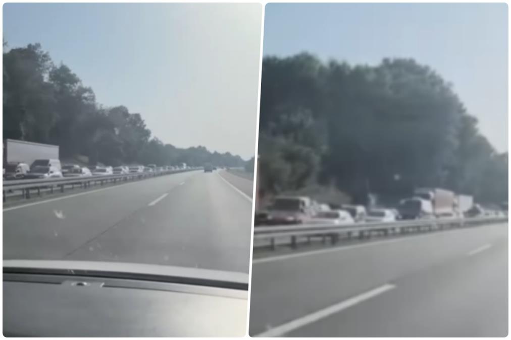 (VIDEO) HAOS NA AUTO-PUTU ZBOG LANČANOG SUDARA Stvorila se ogromna kolona kod isključenja za Smederevo, vozila se gotovo ne pomeraju