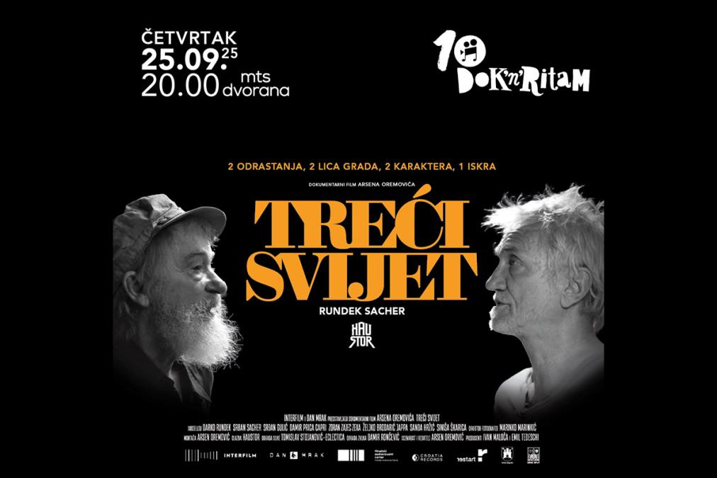 Dokumentarni film „Treći svijet“ o grupi Haustor: Srpska premijera u MTS Dvorani na jubilarnom Dok’n’Ritmu