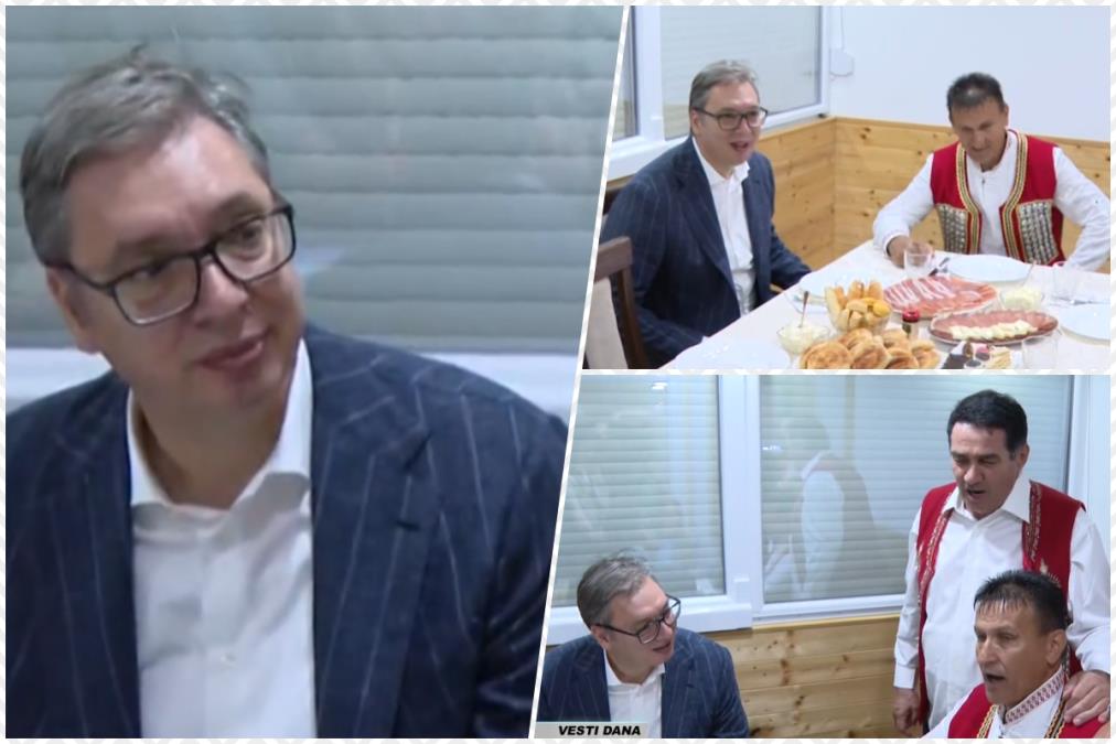 UŽIVO VUČIĆ OBILAZI PORODICU RADAN KOJA JE PROTERANA IZ KNINA Predsednika u Banstolu dočekao domaćin Rajko: "Krajiška tragedija je ogromna!" (FOTO)