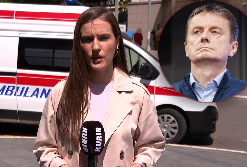 KURIR TELEVIZIJA ISPRED BOLNICE U KOJU JE HITNO PRIMLJEN DARKO GLIŠIĆ! Reporterka se vanredno uključila u program s najnovijim informacijama