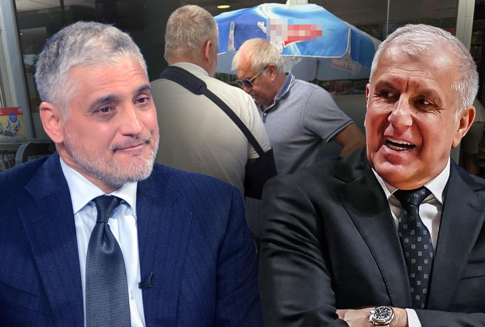 NEVIĐENI TROJAC DO SADA NA JAVNOM MESTU! Diklić, Obradović i Čeda ćaskaju na benzijskoj pumpi