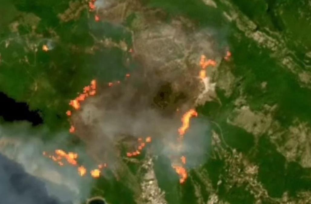 POŽARI PARALISALI CRNU GORU: Satelitski snimci pokazuju razmere UŽASA! (FOTO)