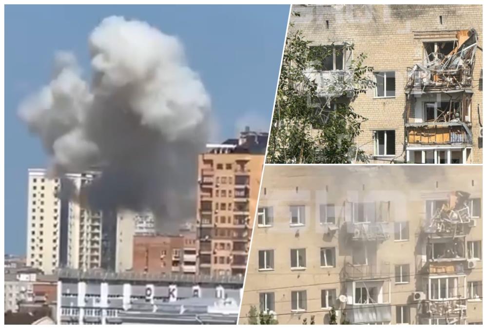 Eksplozija v Rostovu na Donu: Dron domnevno zadel zgradbo, ranjeni otroci