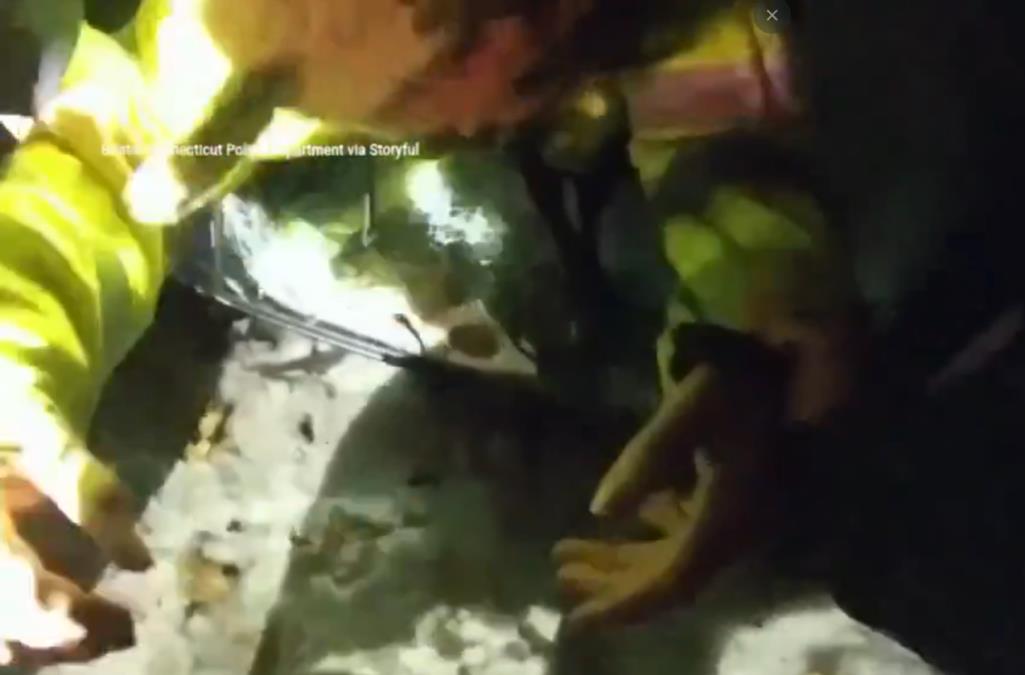 SEKUNDE DO KATASTROFE: Žena zarobljena u zapaljenom automobilu, američki policajci razbijaju šoferku da je izvuku! (VIDEO)