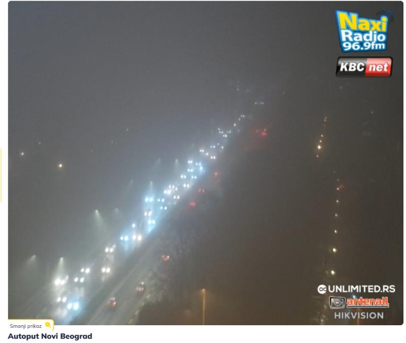 Apel MUP-a Srbije zbog magle na putevima: Vozači, pažnja! Prilagodite brzinu uslovima