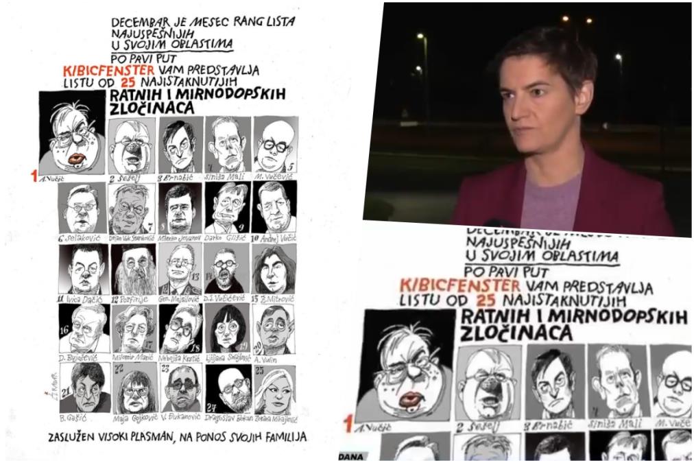 "NOVOGODIŠNJA REZOLUCIJA 2026: PRESTIĆI VOJU ZA DRUGO MESTO!" Brnabić reagovala na skandaloznu naslovnicu i "listu za odstrel": Dokaz da radim dobro za Srbiju!