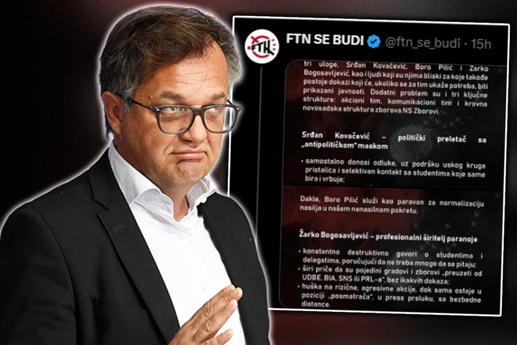 STUDENTI BLOKADERI OBJAVILI "CRNU LISTU" LJUDI KOJI VODE ZBOROVE U NS! Advokat Kovačević, Pilić i Bogosavljević: "Preletači, nasilnici, širitelji paranoje..."