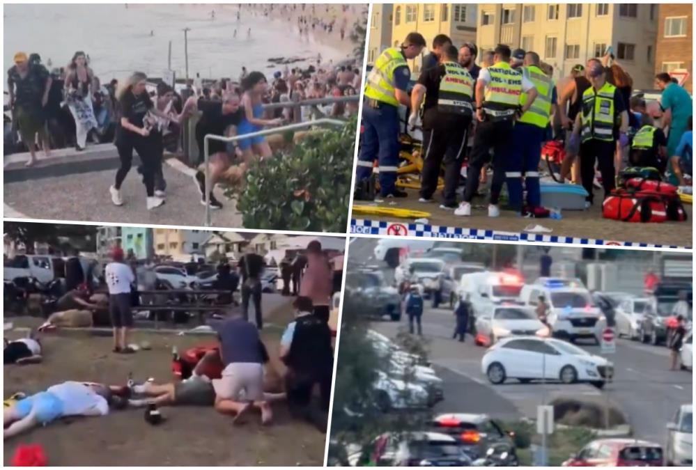 DOSAD NEVIĐENI SNIMAK POKOLJA NA PLAŽI U SIDNEJU: Zabavljaju se, a onda odjednom sve staje! Gosti snimili stampedo! (VIDEO)