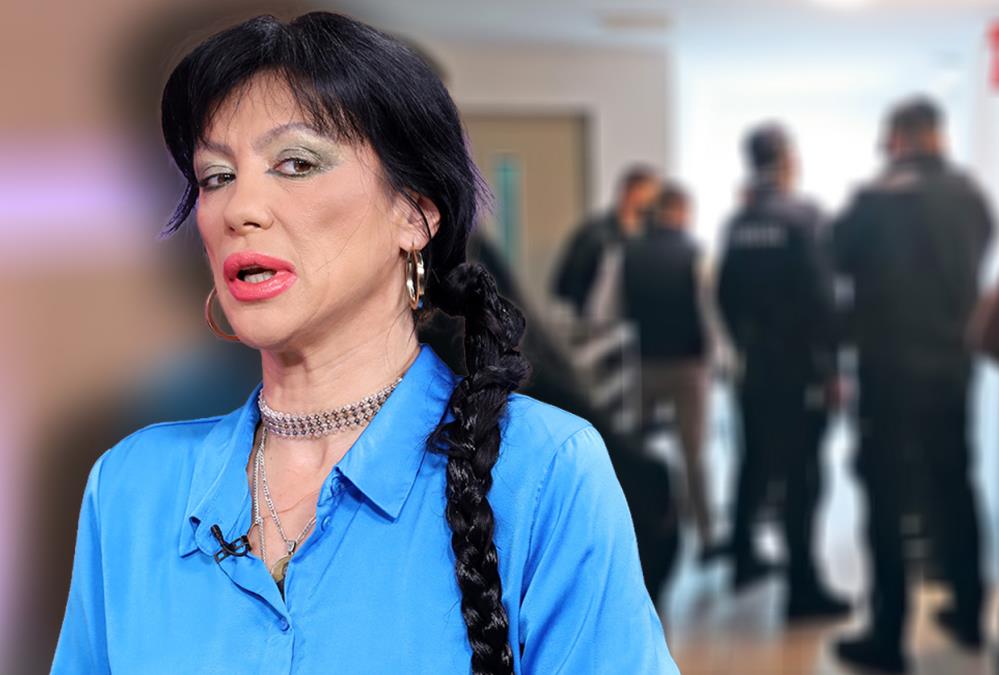 IZVRŠITELJI ISPRED VENDINOG STANA! Došli da plene imovinu zbog tuče na pijaci i duga od 320.000 dinara: Kučići laju, pevačicin muž stao kod vrata (VIDEO)