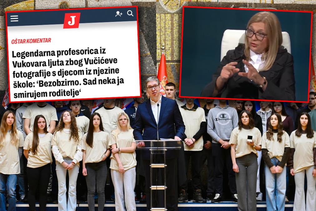 MRŽNJA HRVATA NEMA GRANICU, NAPADAJU I SRPSKU DECU: Profesorka udarila na učenike iz Vukovara jer ih je Vučić ugostio!