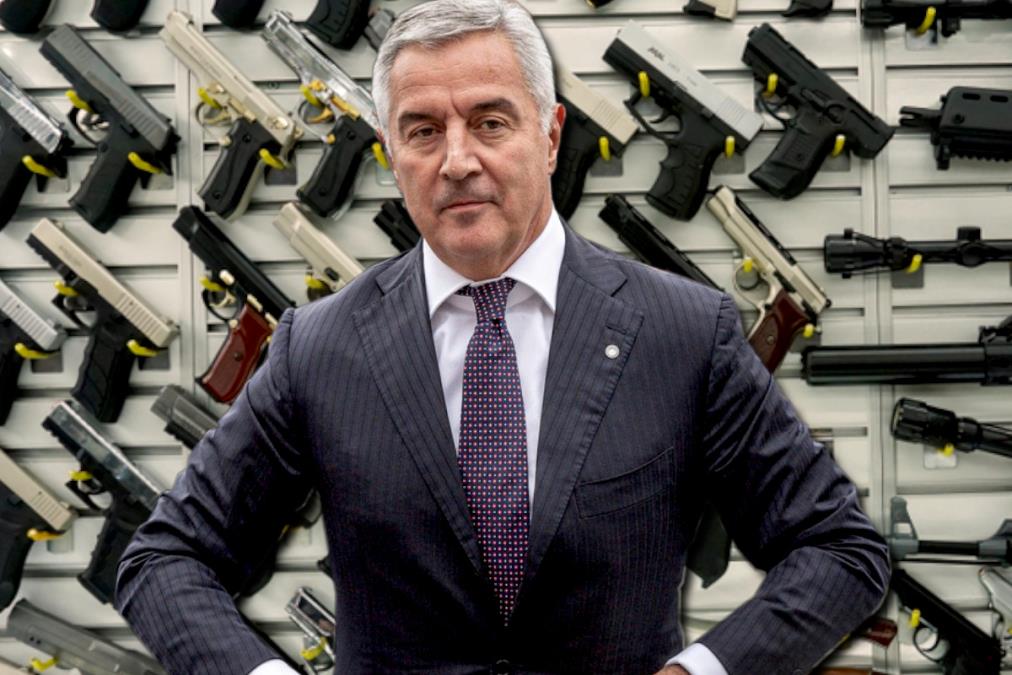 MILO NAORUŽAN DO ZUBA: Đukanović prekršio zakon, nije prijavio čak 11 komada vatrenog oružja