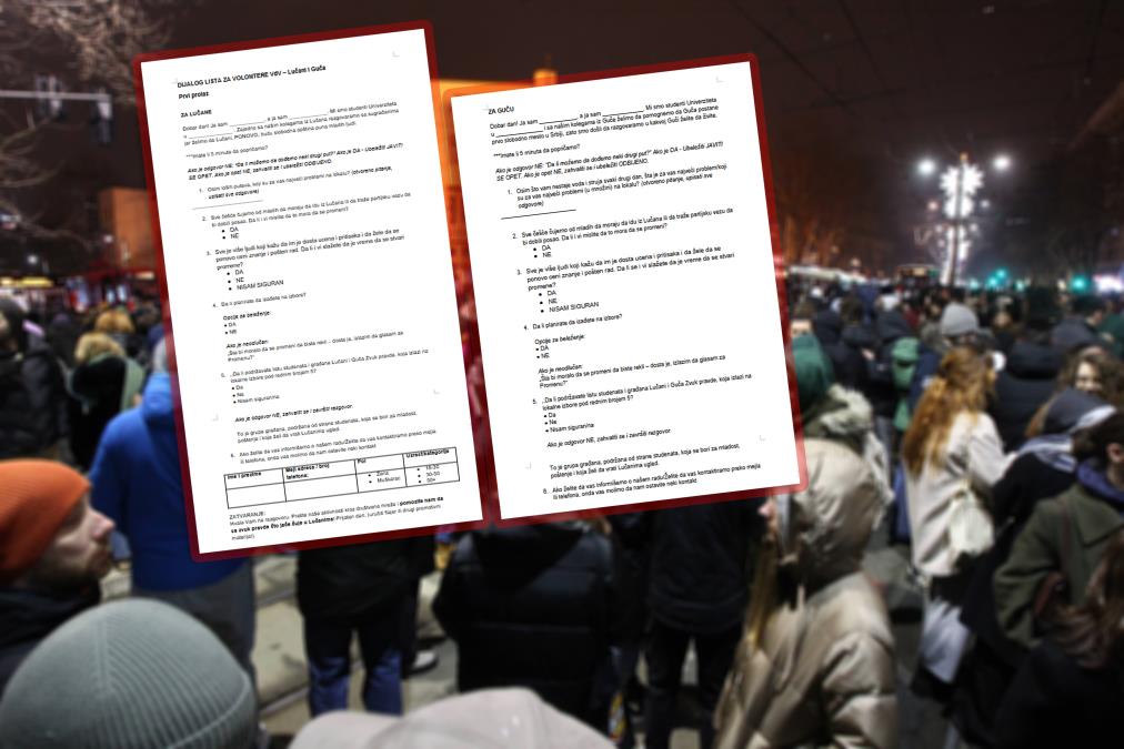 BLOKADERSKI BLAM! Sebe smatraju "Nobelovcima" a moraju da koriste unapred sastavljene ceduljice šta i kako da pričaju ljudima! NE ZNAJU NIŠTA O SRBIJI I NARODU