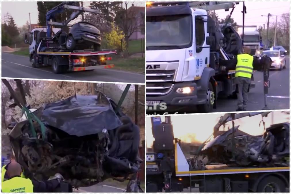"ČULO SE ŠKRIPANJE GUMA, A ONDA JE CELA ULICA OSTALA BEZ STRUJE" Očevidac udesa u Barajevu otkrio detalje tragedije: Od siline bandera je iščupana iz betona
