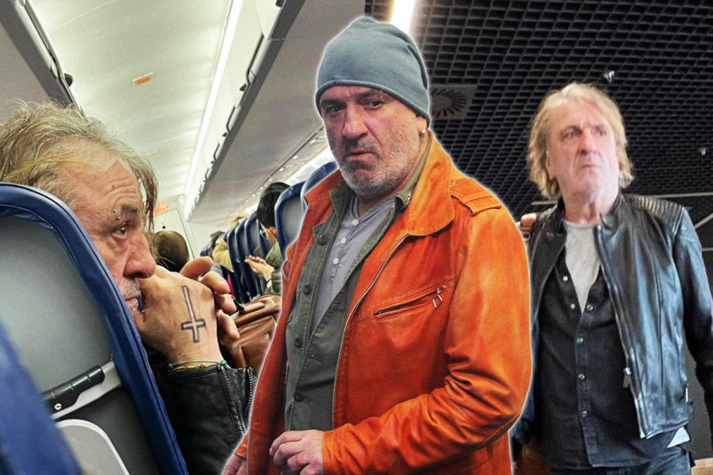 TIFA OD OBAVEZA NIJE STIGAO NI DA OFARBA KOSU! Roker na aerodromu gledao seriju na telefonu, evo kako izgleda na letu za Sarajevo (KURIR PAPARACO)