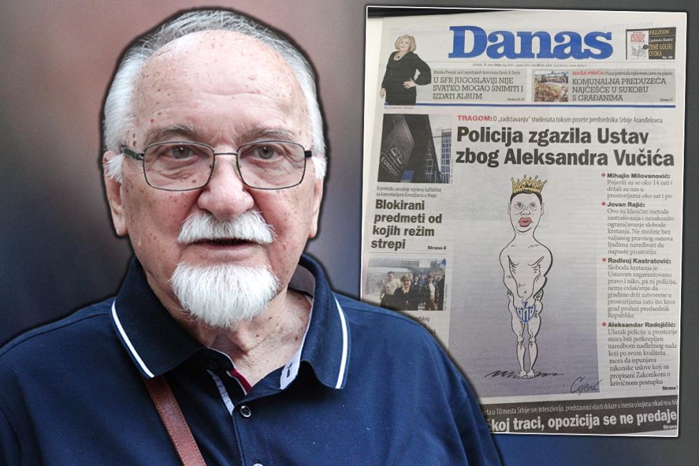 TABLOID "DANAS" I KORAKS PROBILI DNO! Skaradna karikatura predsednika Vučića nastavak kampanje dehumanizacije i medijske manipulacije