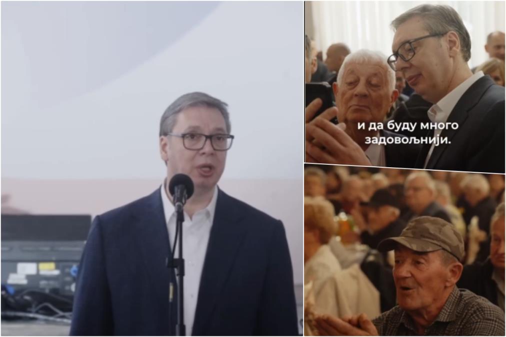 "PENZIJE ĆE I OVE GODINE ZNAČAJNO DA RASTU" Vučić: Beskrajno vam hvala što ste uvek bili najodgovorniji deo našeg društva (VIDEO)