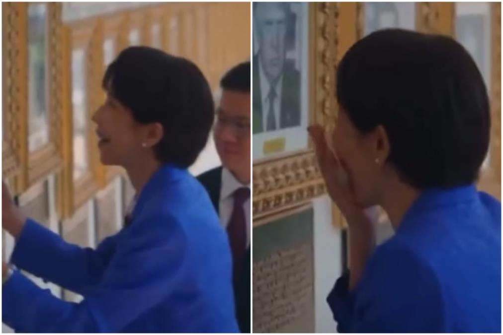 TRAMP OPET NAPRAVIO CIRKUS U BELOJ KUĆI! Doveo japansku premijerku do zida i pokazao joj "eksponat", ona u šoku PRASNULA U SMEH (VIDEO)