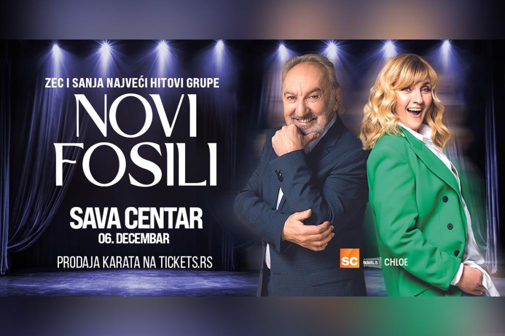 HITOVI NOVIH FOSILA U SAVA CENTRU 6. DECEMBRA: SANJA DOLEŽAL I ZEC DONOSE MUZIKU KOJU OBOŽAVAJU SVE GENERACIJE