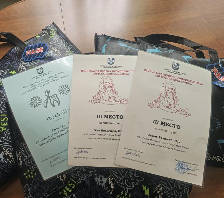 MEĐU NAJBOLJIMA U SRBIJI: Deca iz Srema osvojila tri nagrade u konkurenciji od 418 radova! (FOTO)