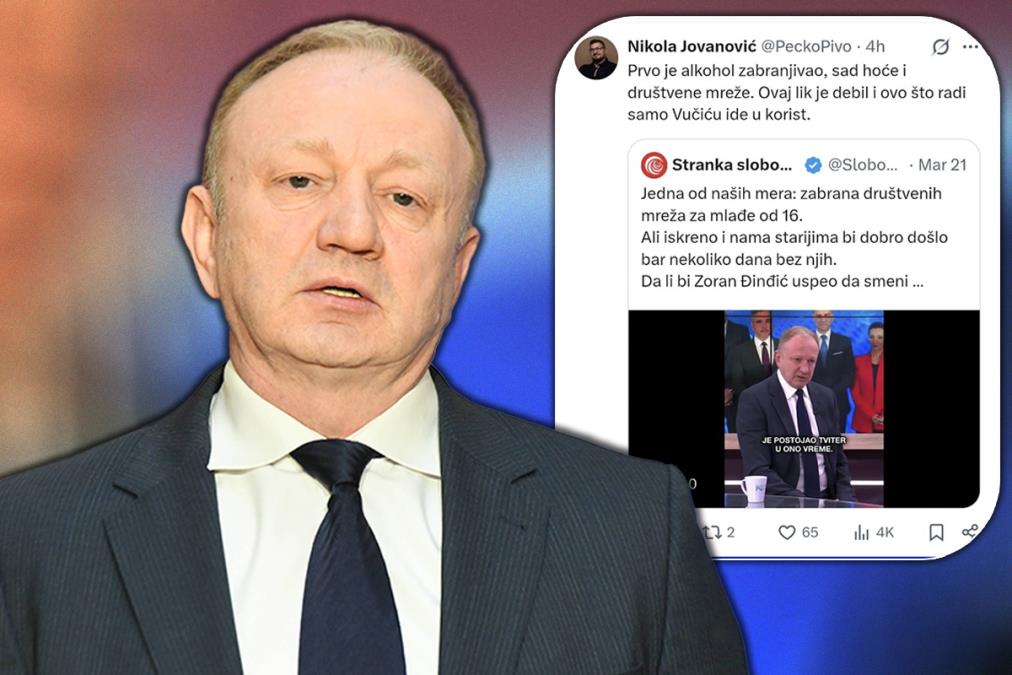 BLOKADERI ĐILASA NAZIVAJU DEBILOM! Šef SSP hoće da zabrani društvene mreže, razbesneo saborce na Tviteru: "Prvo je zabranjivao alkohol..." (FOTO)