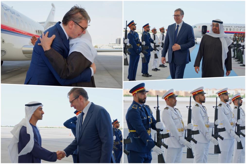 POGLEDAJTE KAKO JE VUČIĆ DOČEKAN U UAE Zahvalio na srdačnom gostoprimstvu i poručio: U nelakim vremenima važno je imati PRIJATELJE KOJI RAZUMEJU TEŽINU TRENUTKA