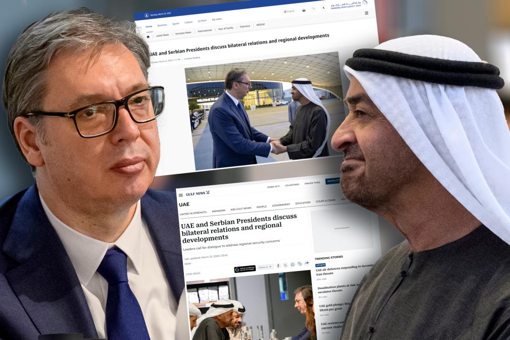 POSETA VUČIĆA UDARNA VEST U EMIRATIMA! Vodeći mediji UAE o istorijskoj poseti predsednika Srbije: Mir i ekonomija u prvom planu (FOTO)