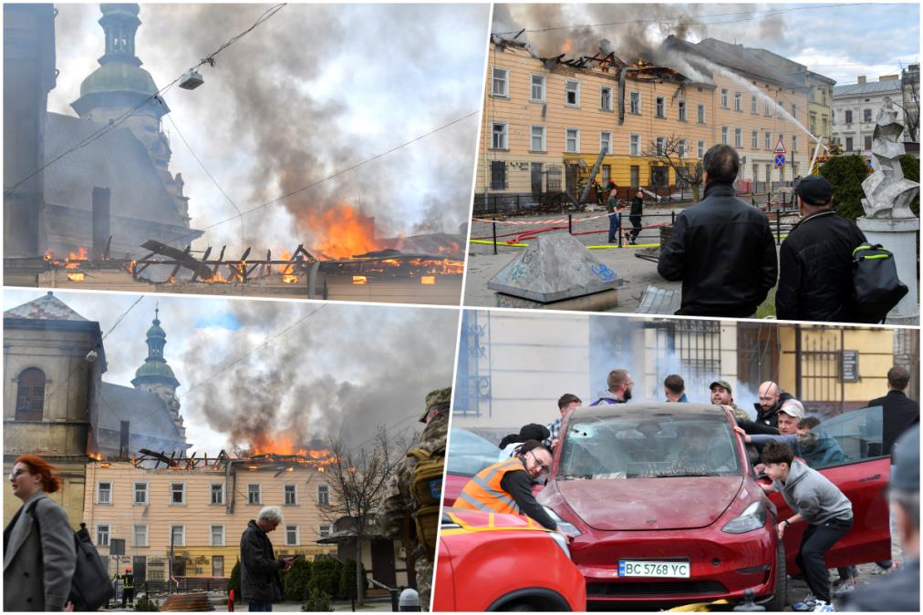 NAJGORI RUSKI NAPAD NA UKRAJINU OD POČETKA RATA, ZA 24 SATA SKORO 1.000 DRONOVA! Ispaljene 34 rakete, mete manastir, porodilište, stambene zgrade (FOTO, VIDEO)