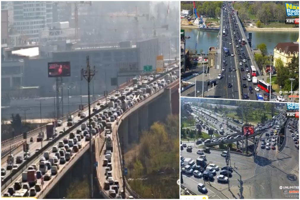 GUŽVE NA SVE STRANE, NE ZNA SE GDE SU KOLONE DUŽE: Gazela se jedva pomera, na Autokomandi krkljanac, Brankov ka Novom Beogradu mili a radno vreme uveliko počelo