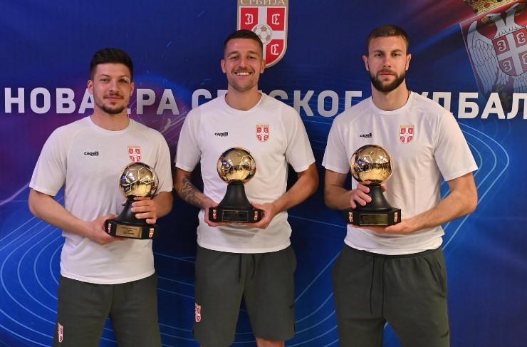 FSS DODELIO VREDNA PRIZNANJA: Zlatne lopte za Luku Jovića, Sergeja Milinković-Savića i Strahinju Pavlovića